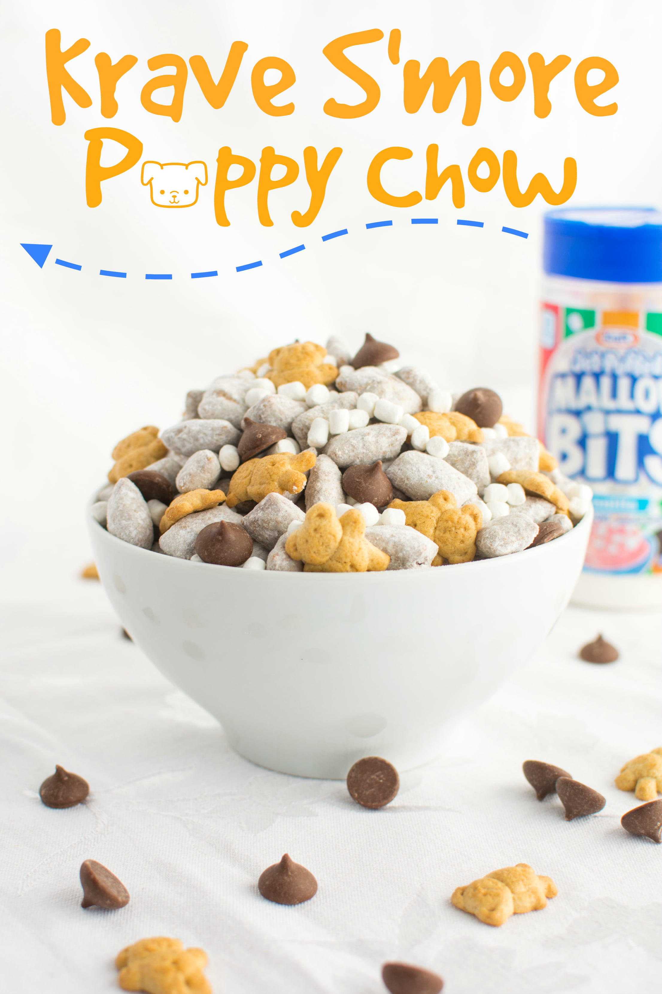 Krave S'more Puppy Chow | A baJillian Recipes