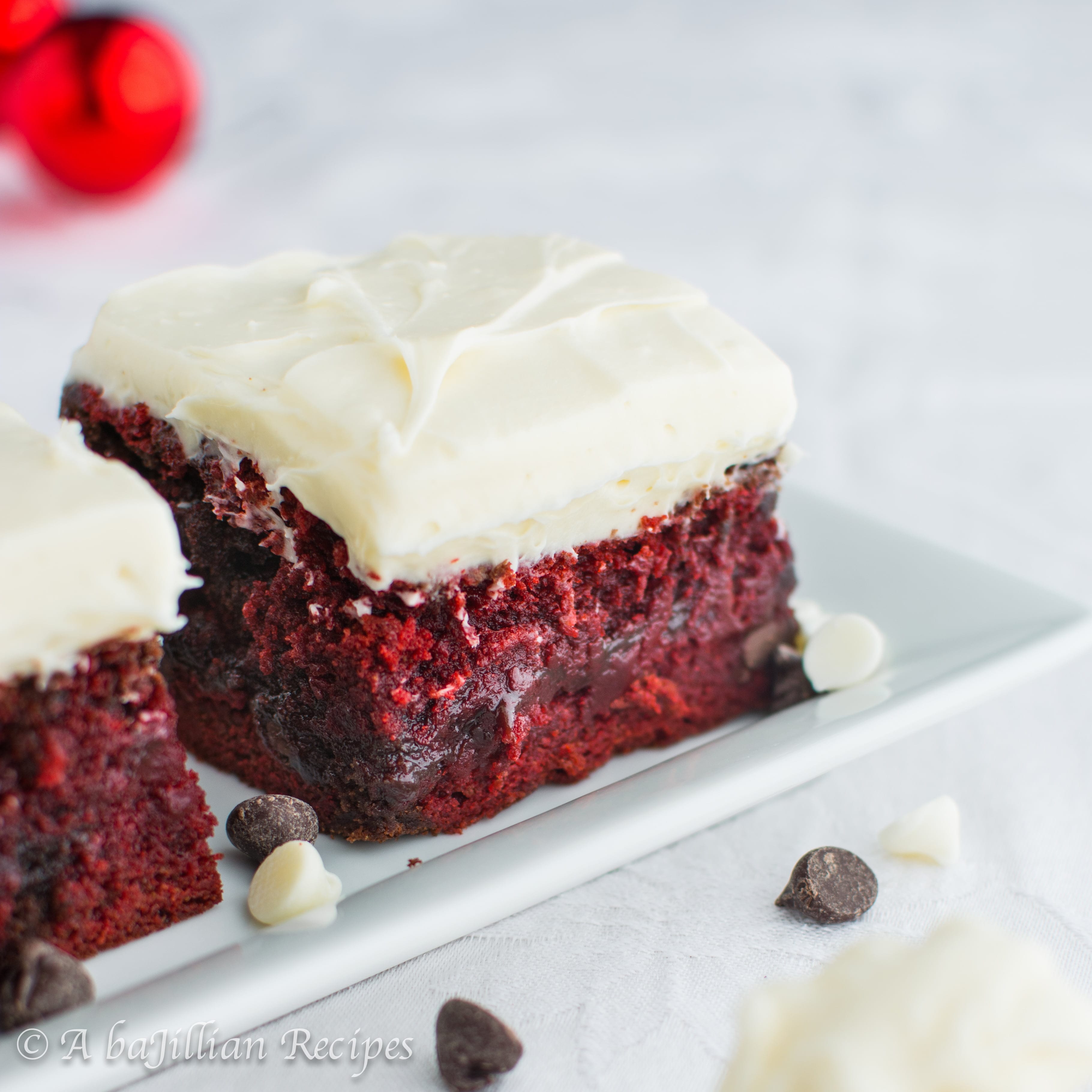 Fudgy Red Velvet Brownies A baJillian Recipes