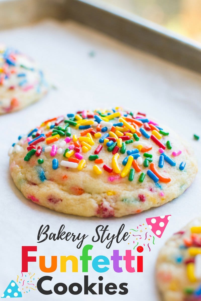 Funfetti Cookies | A baJillian Recipes (title)