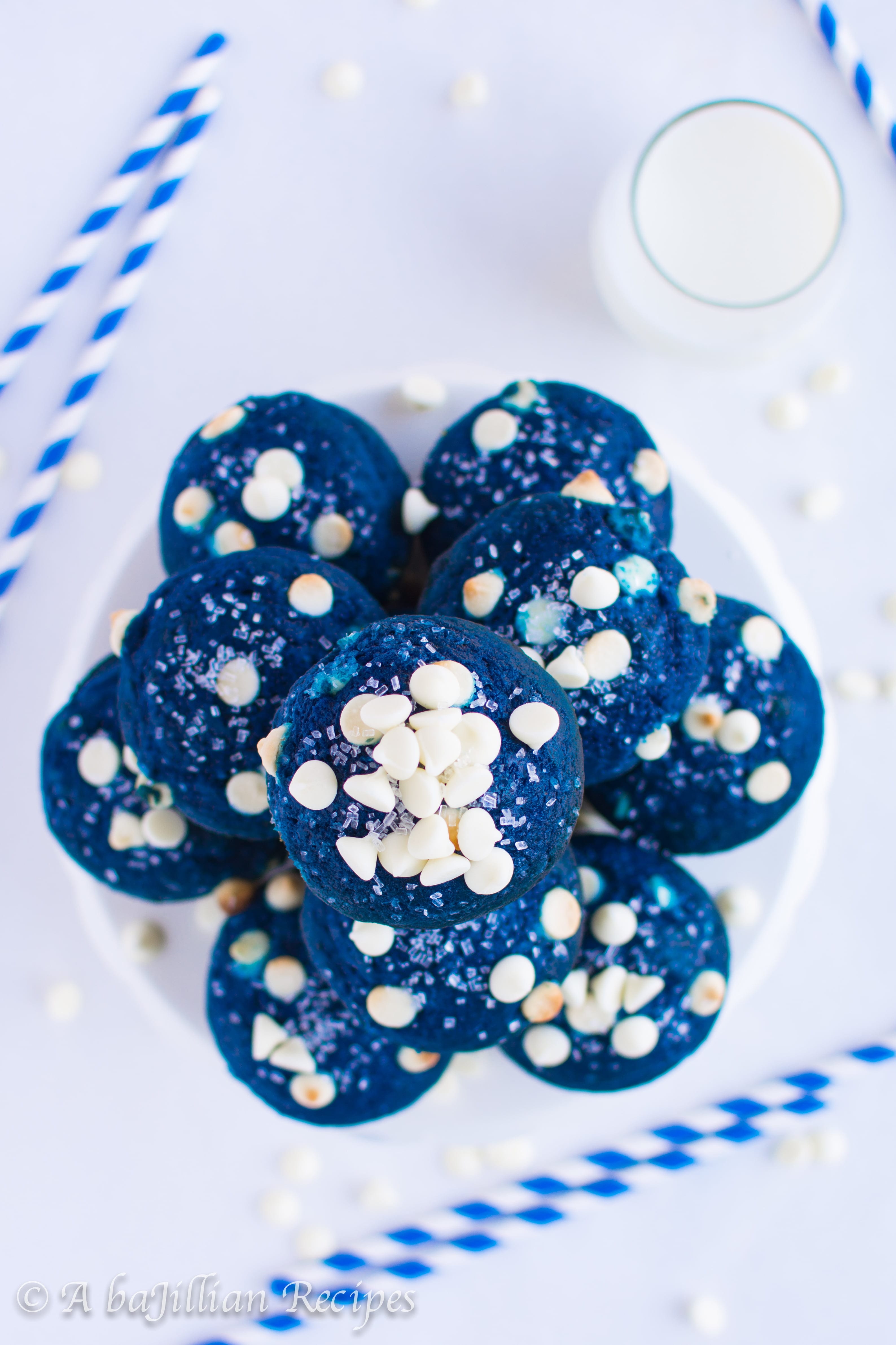 Blue Velvet Muffins | A baJillian Recipes-10