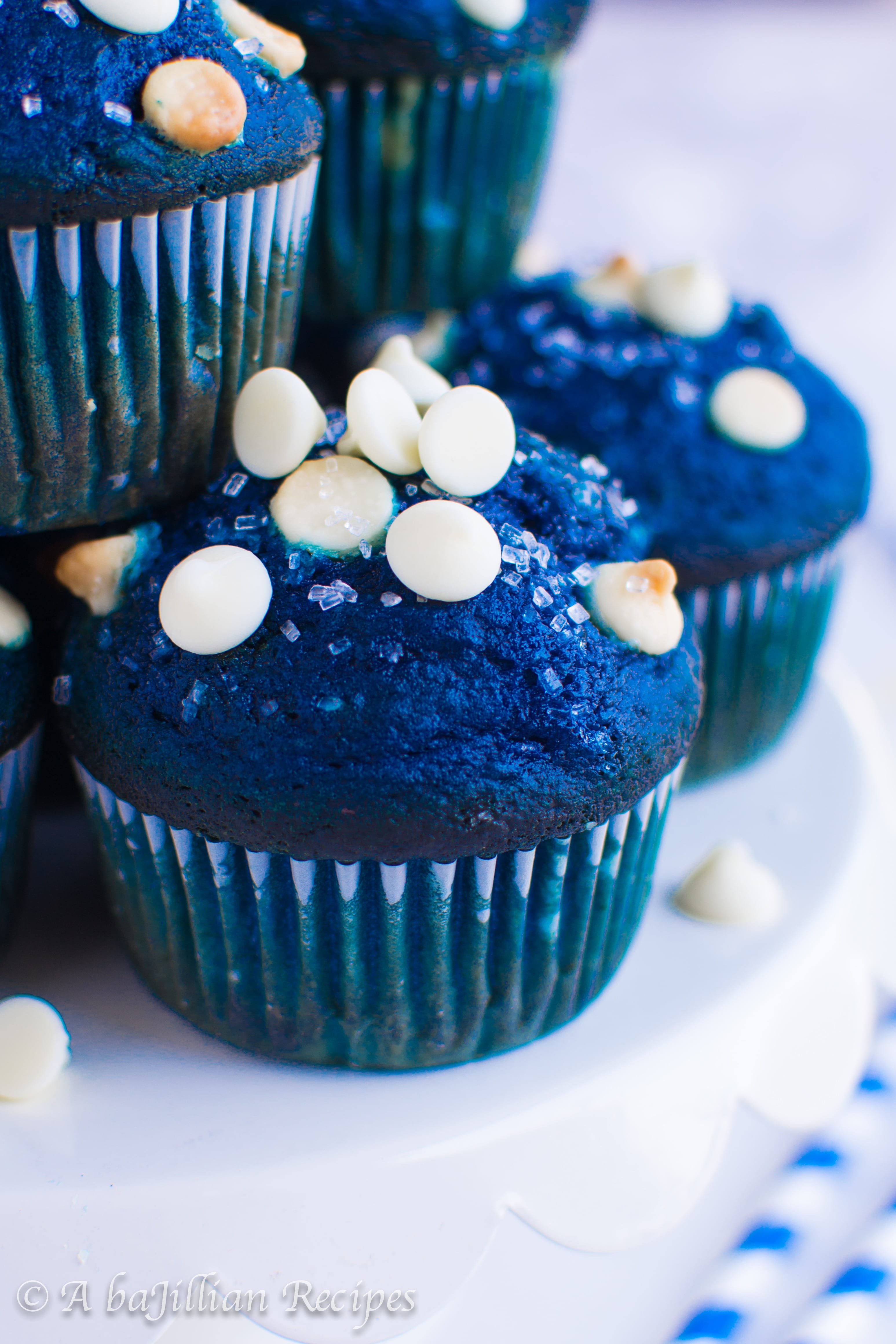 Blue Velvet Muffins | A baJillian Recipes-8