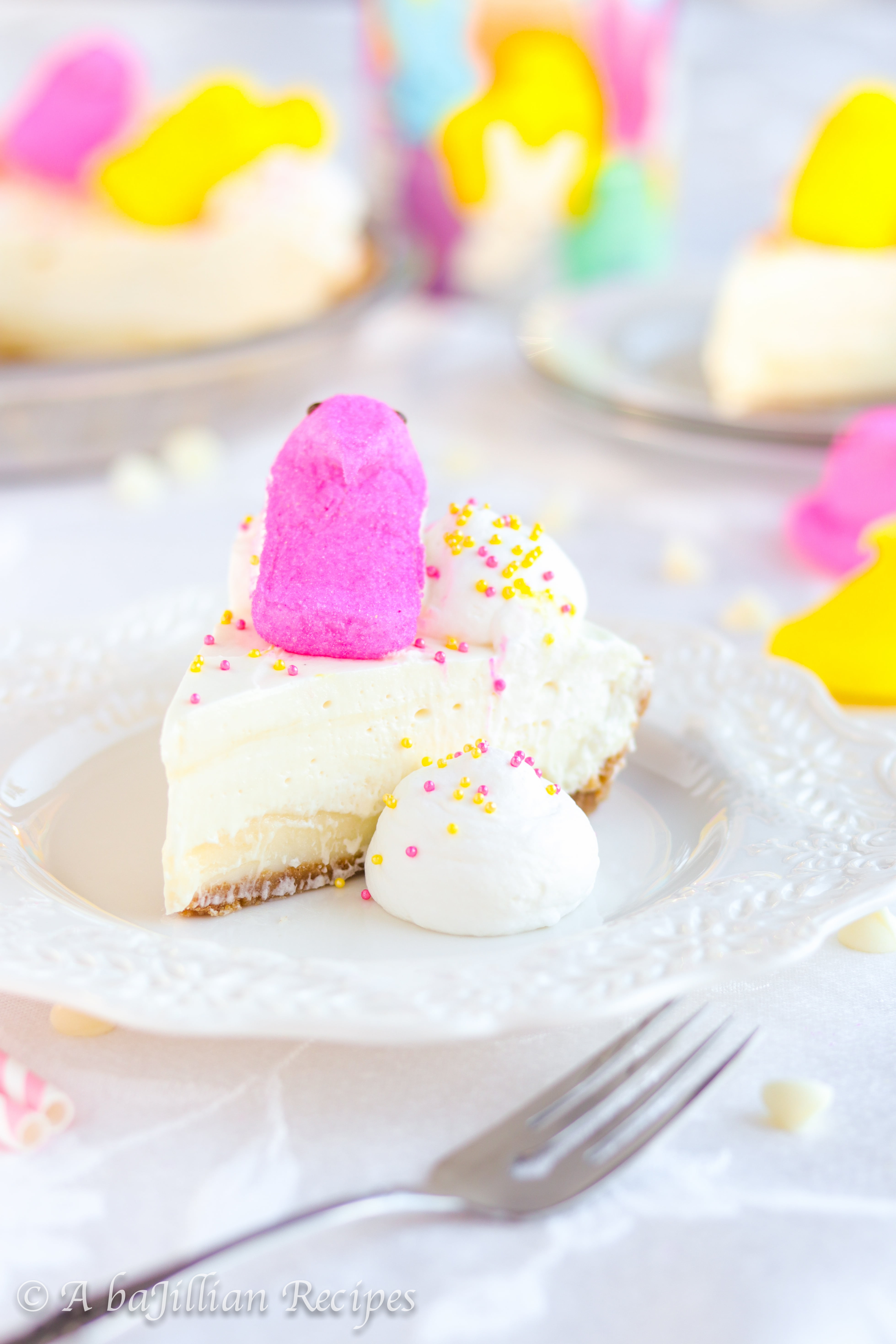 Peeps S'more Cream Pie | A baJillian Recipes-20