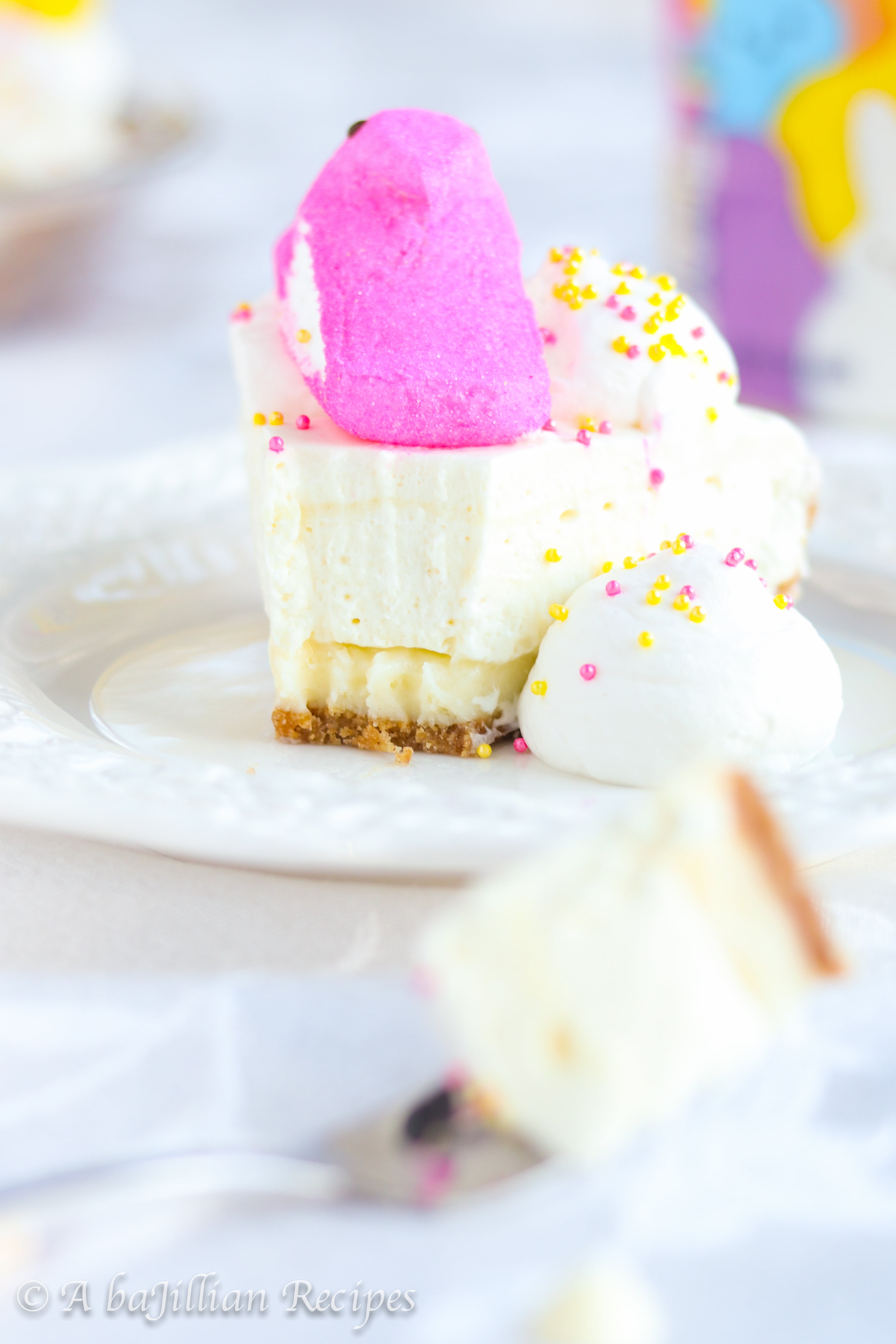 Peeps S'more Cream Pie | A baJillian Recipes-30