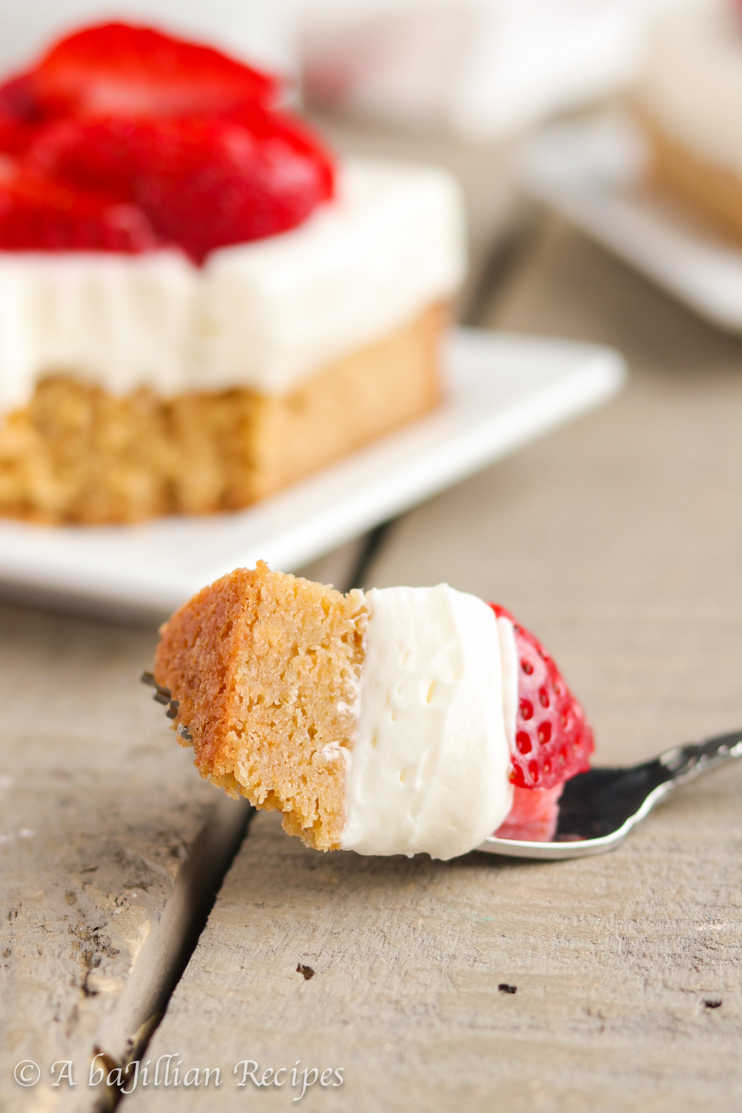 Strawberry Shortcake Blondies | A baJillian Recipes 