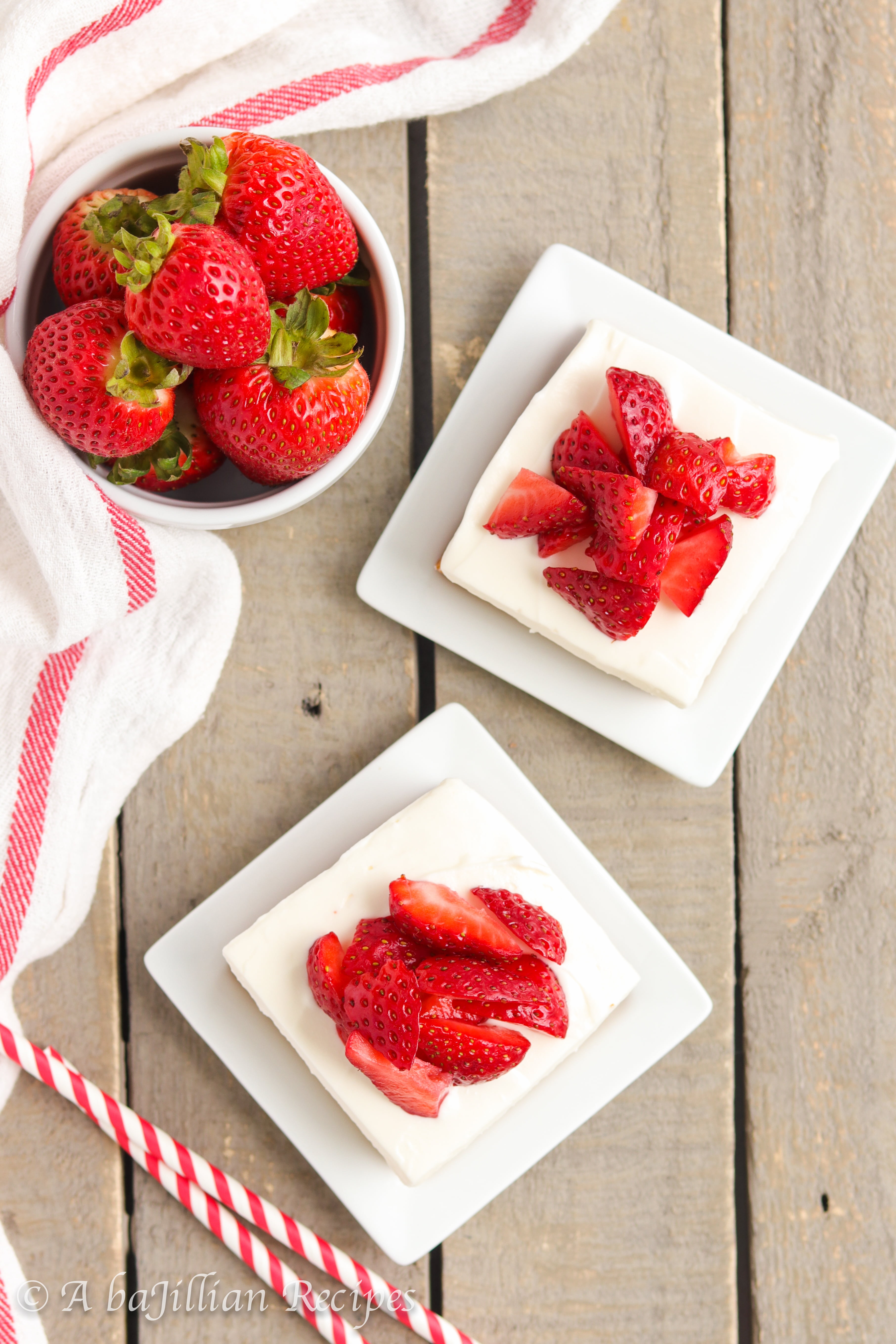 Strawberry Shortcake Blondies | A baJillian Recipes-6