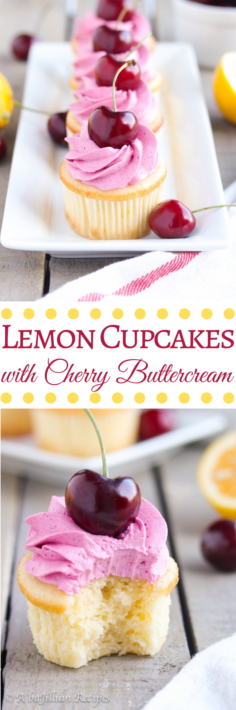 Lemon Cupcakes (collage)